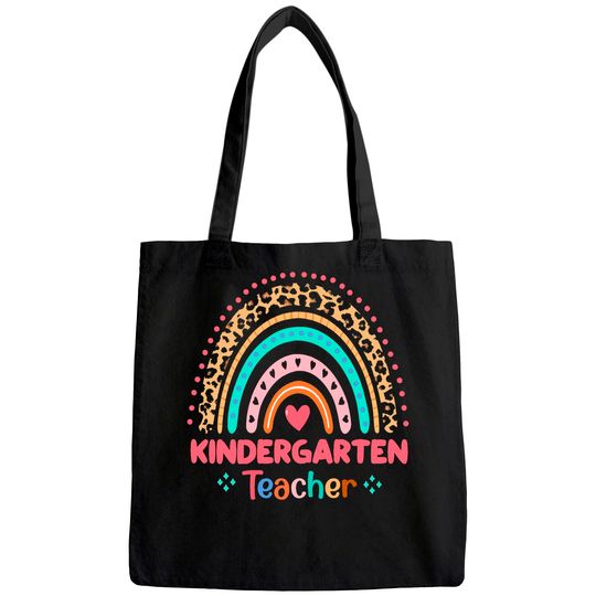 Kindergarten Rainbow Teacher Team Kindergarten Squad Tote Bag