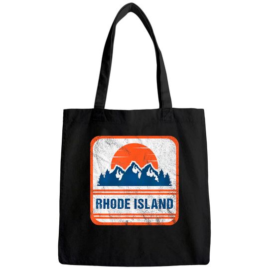 Retro Vintage Rhode Island Gift Tote Bag