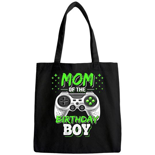 Mom of the Birthday Boy Matching Video Gamer Birthday Party Tote Bag
