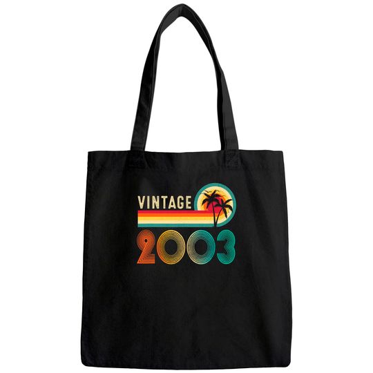 Vintage 2003 18th Birthday Tote Bag