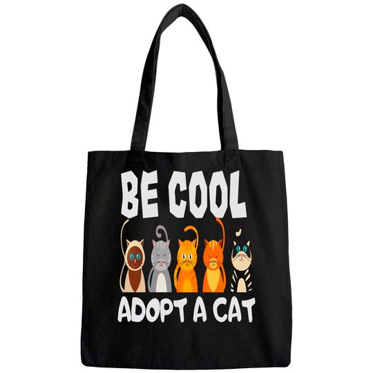Adopt A Cat Animal Shelter Cat Rescue Tote Bag