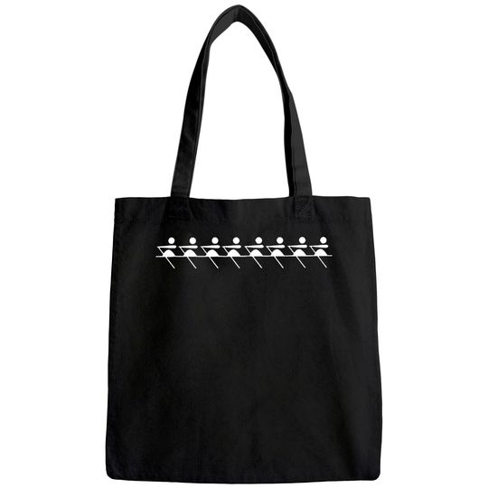 I Love To Erg Funny Rowing Tote Bag
