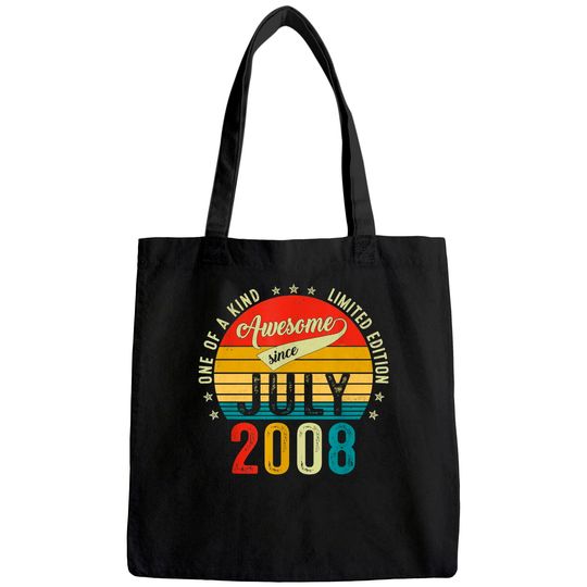 13 Years Old Vintage 2008 Limited Edition Tote Bag