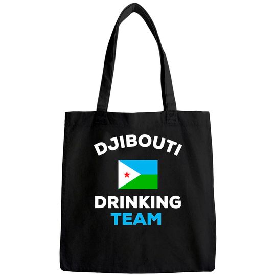 Djibouti Drinking Team Tote Bag Beer Country Flag Tote Bag