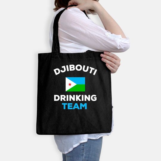 Djibouti Drinking Team Tote Bag Beer Country Flag Tote Bag
