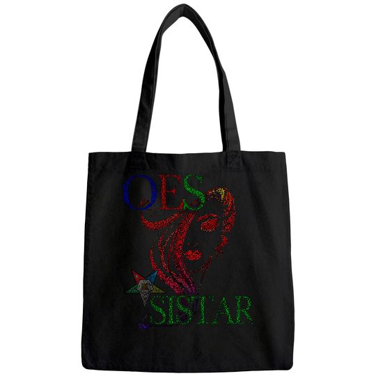 Order Of The Eastern Star OES Sistar Ritual Ring Masonic Tote Bag