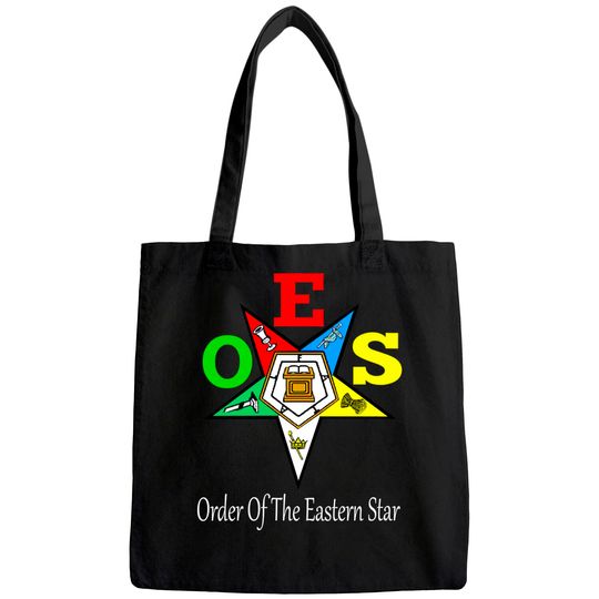 OES Order of the Eastern Star Logo Symbol Tote Bag