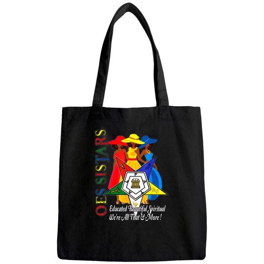 Order Of The Eastern Star OES Fatal Diva Sistar of Color Tote Bag