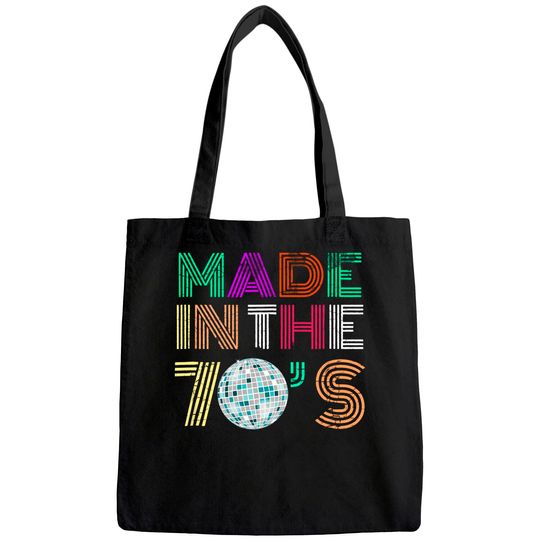 Made In The 70s Seventies Retro Distressed Tote Bag