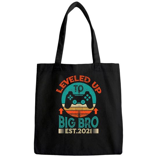 I Leveled Up To Big Brother Promoted To Big Bro Tote Bag