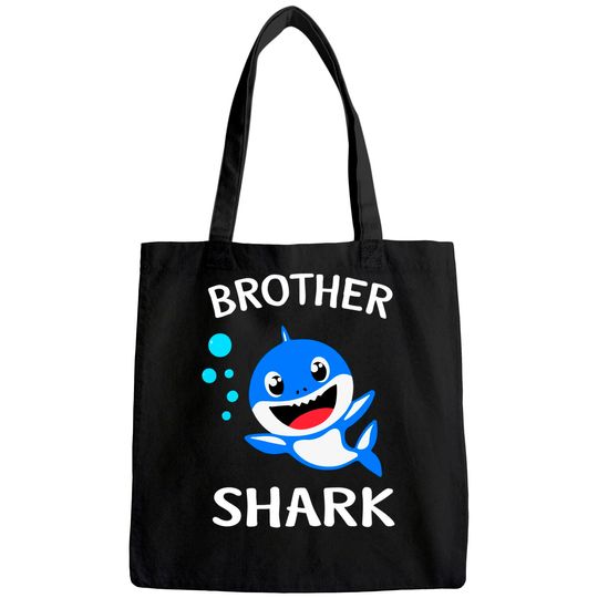 Brother Shark Gift - Cute Baby Shark Design Family Set Tote Bag
