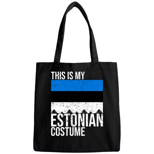 This is my Estonian Flag Costume For Halloween Tote Bag