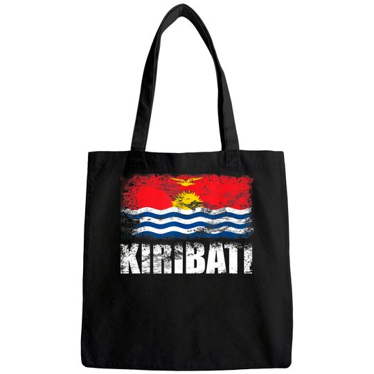 Kiribati Flag Tote Bag