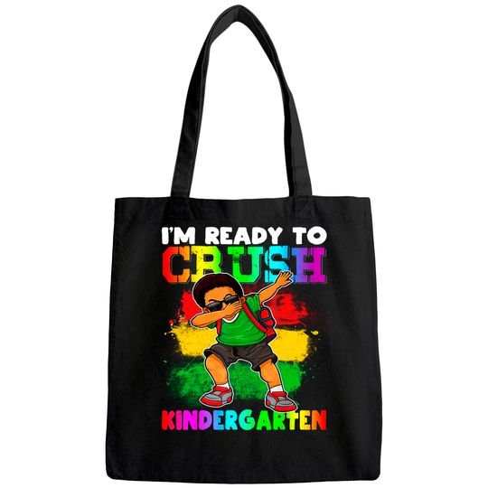Boy Dabbing I'm ready to Crush Kindergarten Back to School Tote Bag