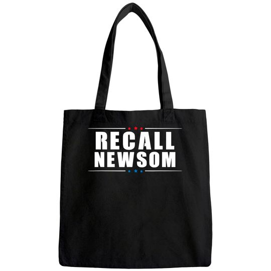 Recall Newsom - Governor Gavin Newsom - California Political Tote Bag