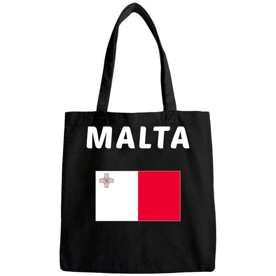 Malta Flag souvenir Gift Maltese Tote Bag