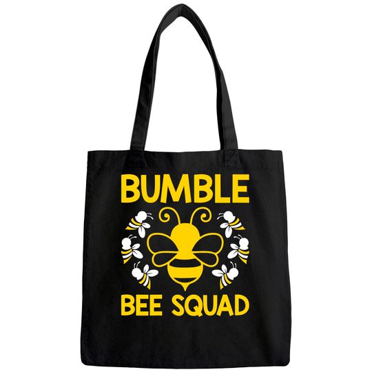 Bumble Bee Squad Team Group Family & Friends Tote Bag