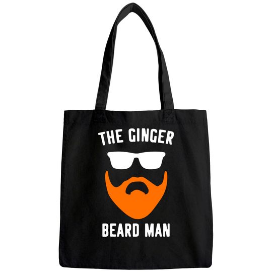 Mens Ginger Beard Redhead Irish Bearded Tote Bag
