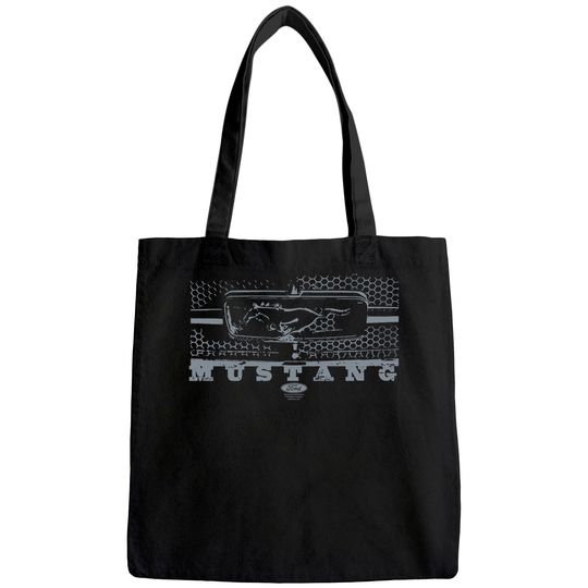 Amdesco Men's Ford Mustang Grill ly Licensed Ford Tote Bag