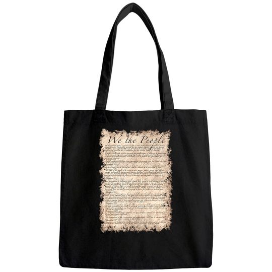 Bill of Rights US Constitution Tote Bag
