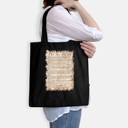 Bill of Rights US Constitution Tote Bag