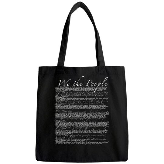 United States Bill of Rights US Constitution Tote Bag