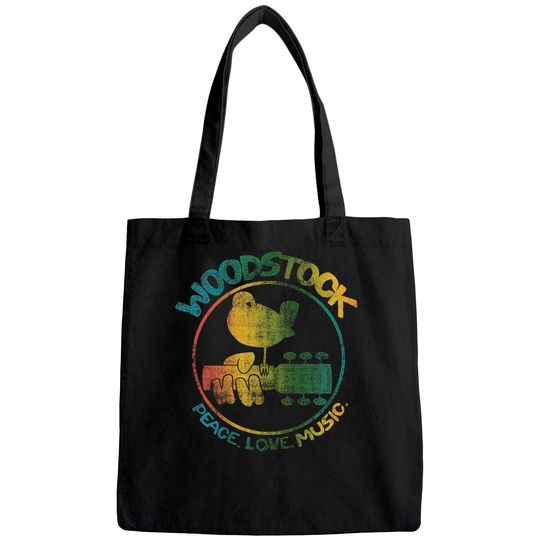 Woodstock Men's Colorful Logo Slim Fit Tote Bag