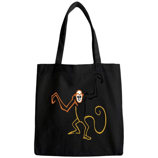 Crazy monkey Tote Bag