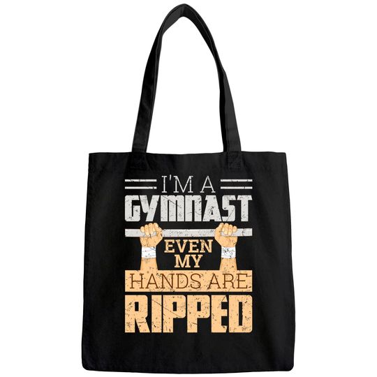 I'm A Gymnast Even My Hands Are Ripped Gymnastics Tote Bag
