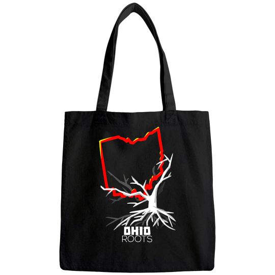 Native Root Land Ohio US State Hometown Tote Bag