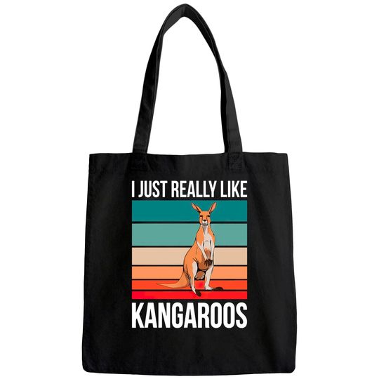 I just really like Kangaroos Retro Roo Wallaby Tote Bag