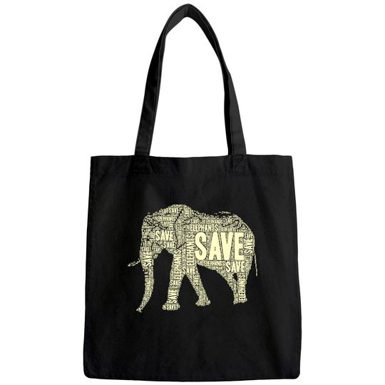 Save the Elephants Tote Bag