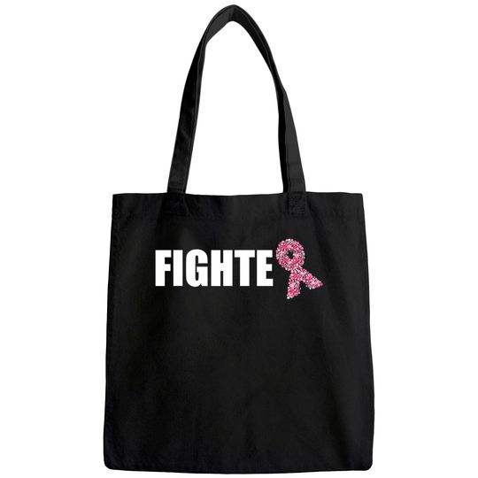 Breast Cancer Fighter Warrior Wear Pink In October Tote Bag