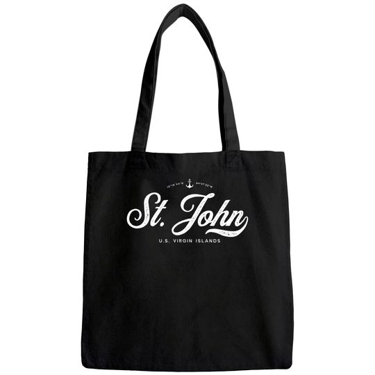St. John USVI Vintage Tote Bag