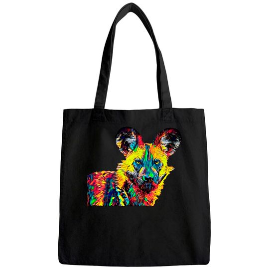 African Wild Dog Tote Bag