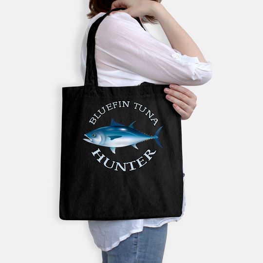 Bluefin Tuna Hunter  Saltwater Fishing Tote Bag