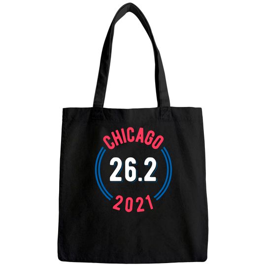 Chicago 2021 Marathon 26.2 Tote Bag