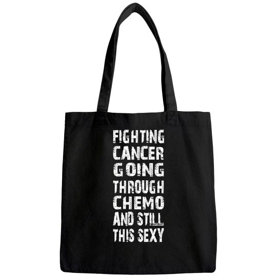 Cancer Survivor Fighting Cancer Going Through Chemo Tote Bag