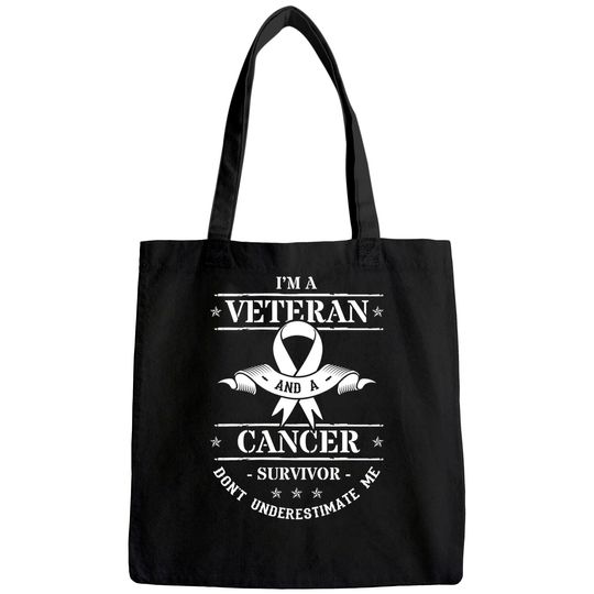 Cancer Survivor Veteran Chemotherapy Warrior Tote Bag