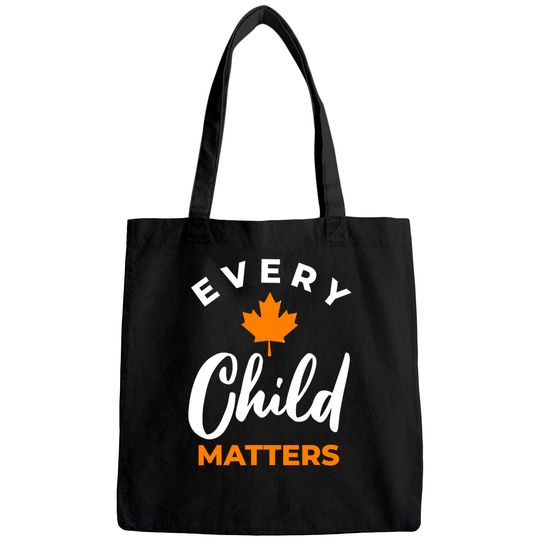 Orange Tote Bag Day Canada Marple Leaf Every Child Matters Tote Bag