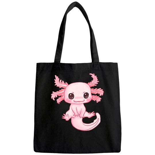 Baby Axolotl Pastel Goth - Kawaii Animal Tote Bag