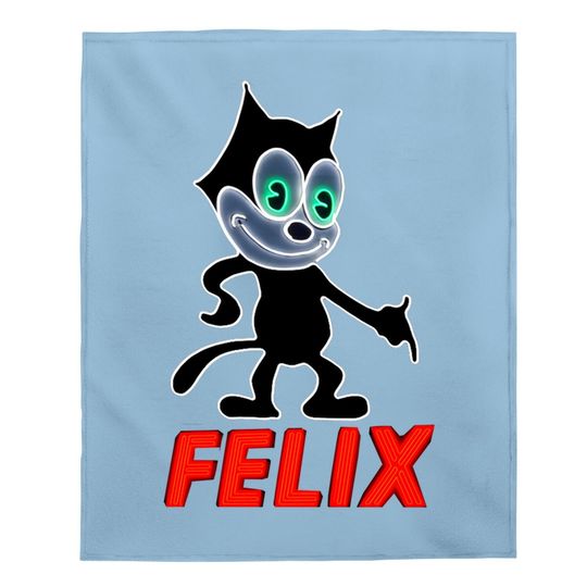 Felix The Cat Glowing Baby Blanket