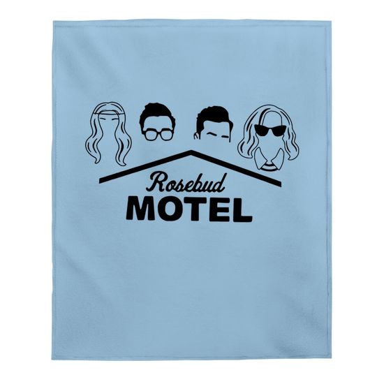 Rosebud Motel Baby Blanket