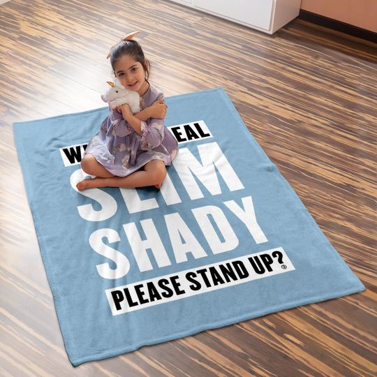 Eminem Please Stand Up Baby Blanket