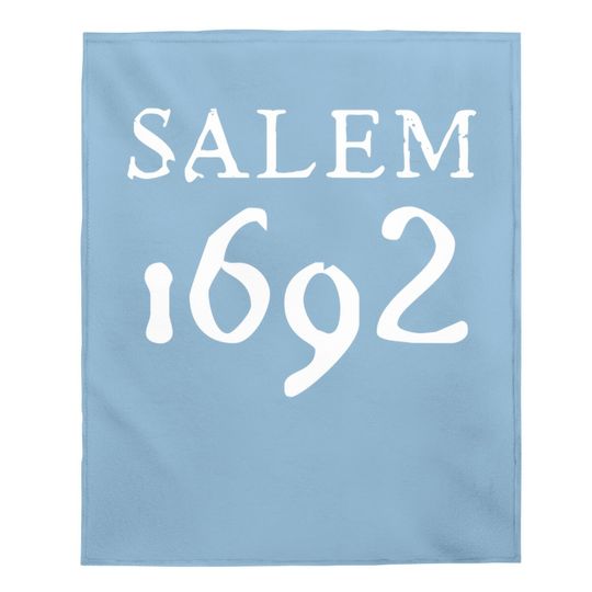 Salem 1692 Witch Halloween Wicca Occult Witchcraft History Baby Blanket