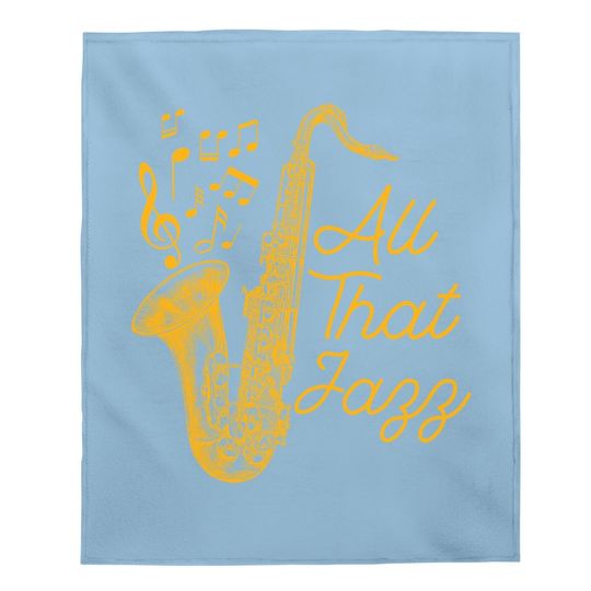 Jazz Music Musician Baby Blanket