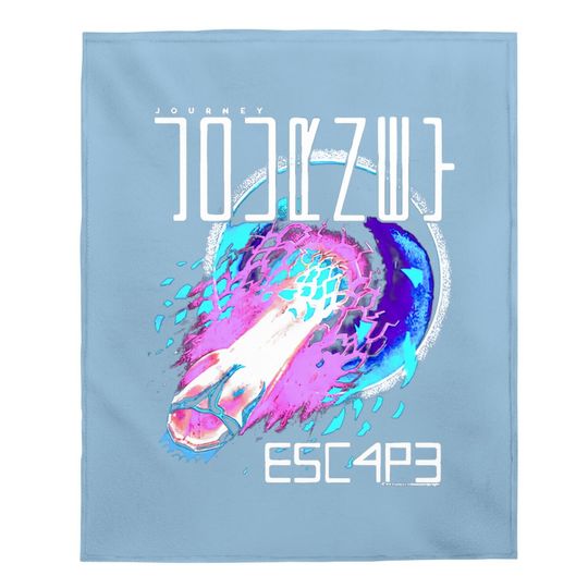 Journey Rock Band Escape Album Cover Adult Short Sleeve Baby Blanket Graphic Baby Blanket