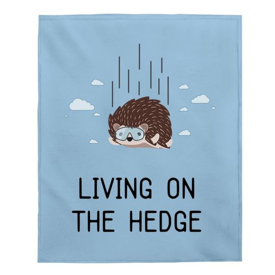 Hedgehog Baby Blanket Cute Hedgehog Gifts For Girls Baby Blanket