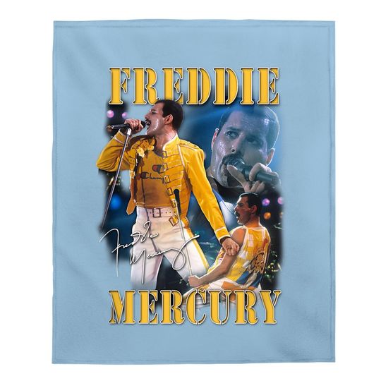 Freddie Mercury Baby Blanket