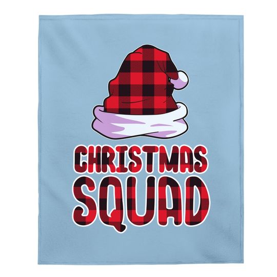 Christmas Squad Family Group Matching Christmas Party Pajama Baby Blanket